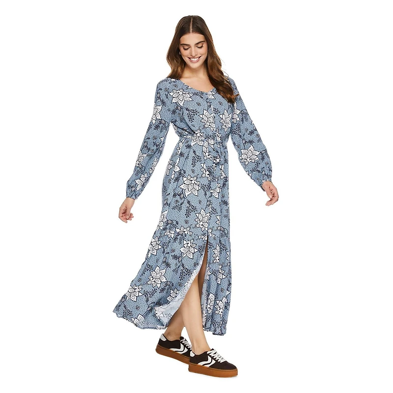 Robe longue à volants George pour femmes