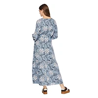 Robe longue à volants George pour femmes