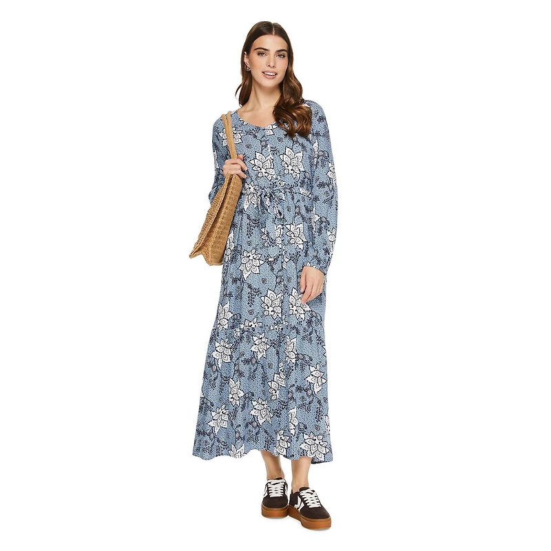 Robe longue à volants George pour femmes