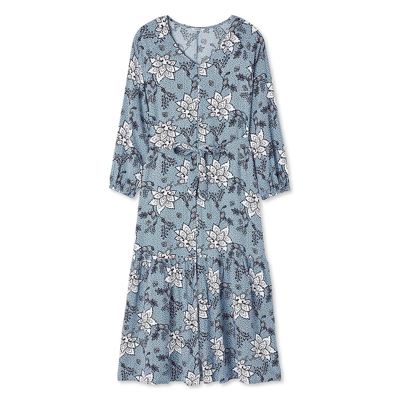 Robe longue à volants George pour femmes