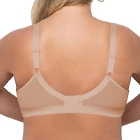 Exquisite Form #9600514 FULLY Soft Cup Bra, Wire-Free, Embroidered Mesh