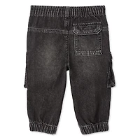 George Baby Boys' Cargo Denim Jogger