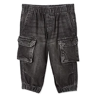 George Baby Boys' Cargo Denim Jogger