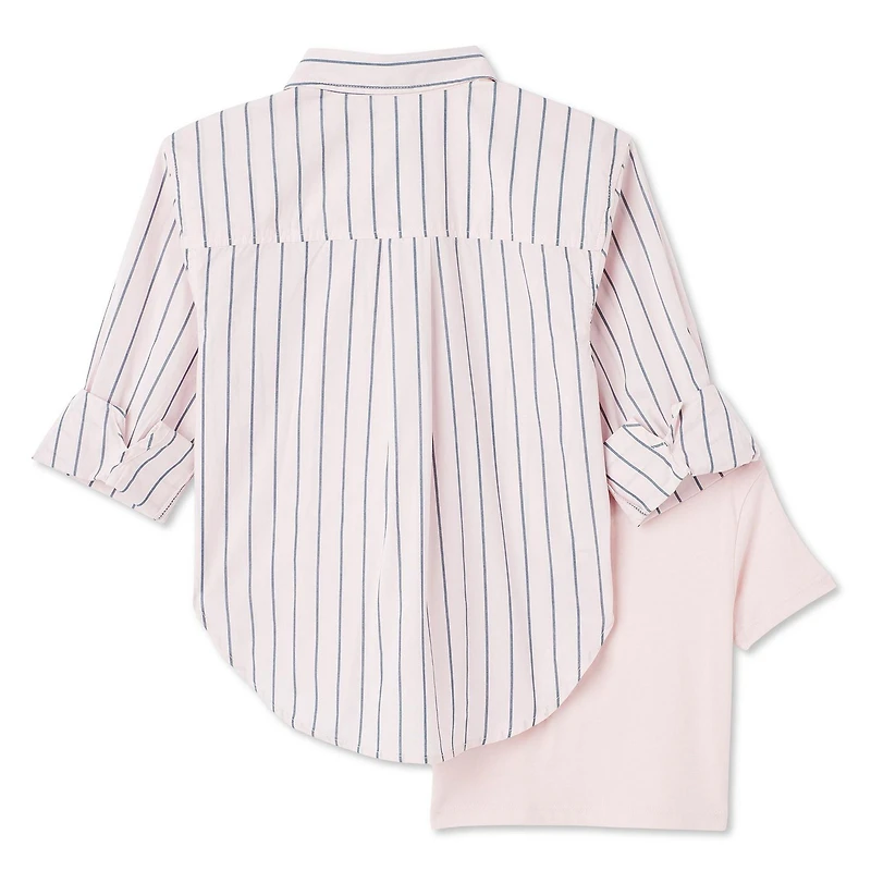 George Girls' Woven Shirt 2-Piece Set
