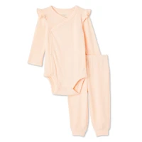 George Baby Girls' Bodysuit 2-Piece Set