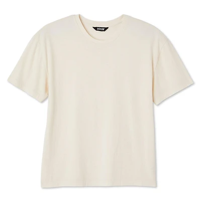 T-shirt délavé à manches courtes avec encolure ras du cou Jackson pour garçons Tailles M-TTG