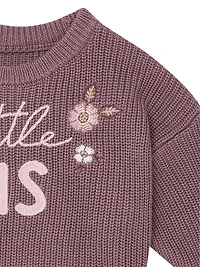 modern moments™ by Gerber® - Little Sis Sweater - Rose Taupe, 1 pack