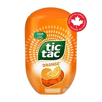 Menthes TIC TAC, orange, Bonbons à la menthe 200 pilule, 98g