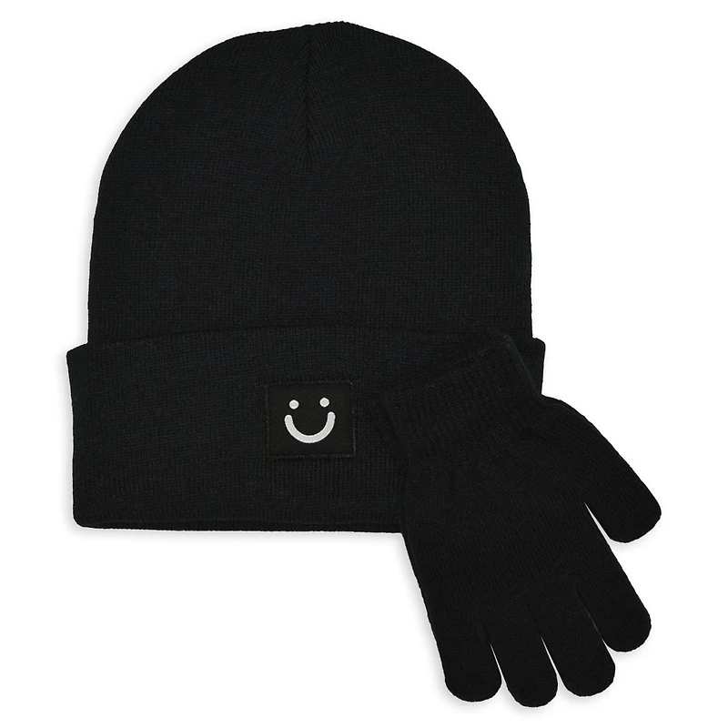 Hot Paws Ensemble 2 pièces, gant et bonnet en tricot, pour garçons 8-16 Ans HP B ENSEMBLE