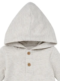 modern moments™ by Gerber® - Hooded Long Leg Romper