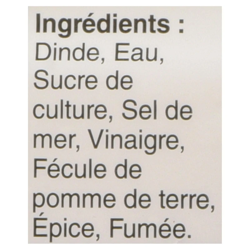 Poitrine de dinde fumée au hickory émincée Natural Selections Maple Leaf 175 g