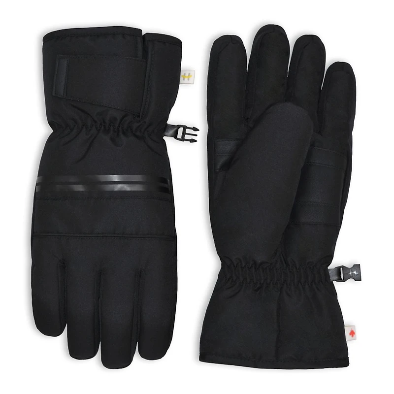 Hot Paws Men's Ski glove with velcro strap, SKI GLOVES
