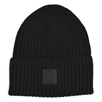 Hot Paws Bonnet tricot avec patch pour hommes CHAPEAU HOMME