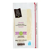 Your Fresh Market Havarti Sliced Cheese 35% Mf