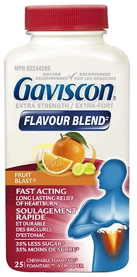 Gaviscon Extra Fort à Saveur Explosive 25ct