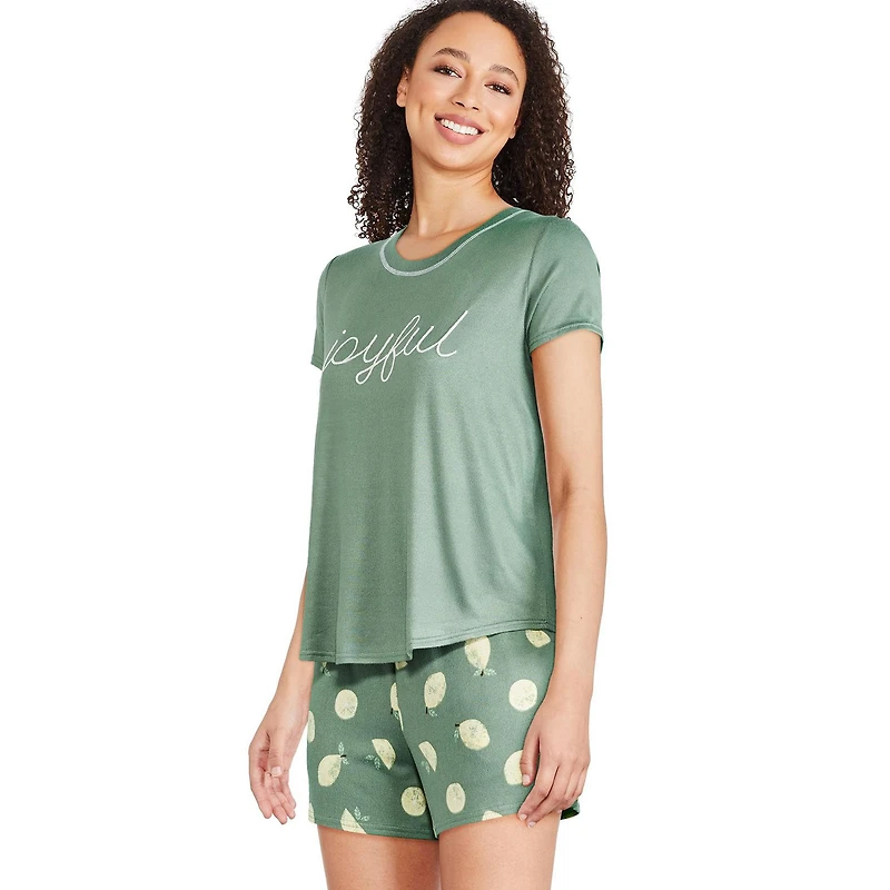 Ensemble 2 pièces avec t-shirt à manches courtes George pour femmes