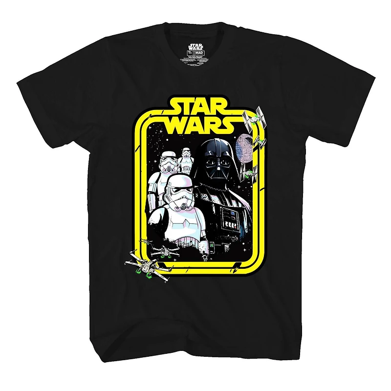 Boys Star Wars Empire Poster Short Sleeve T-Shirt