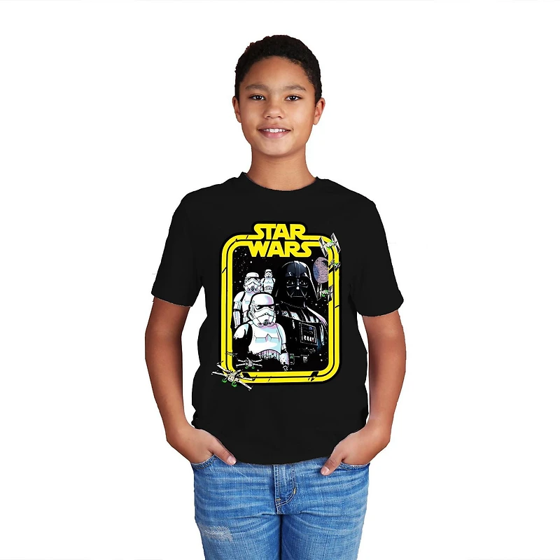 Boys Star Wars Empire Poster Short Sleeve T-Shirt