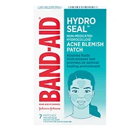 Timbre antiacné Band-Aid Hydro Seal, Timbre hydrocolloïde pour les boutons, Soin Visage pour les boutons - 7 u.