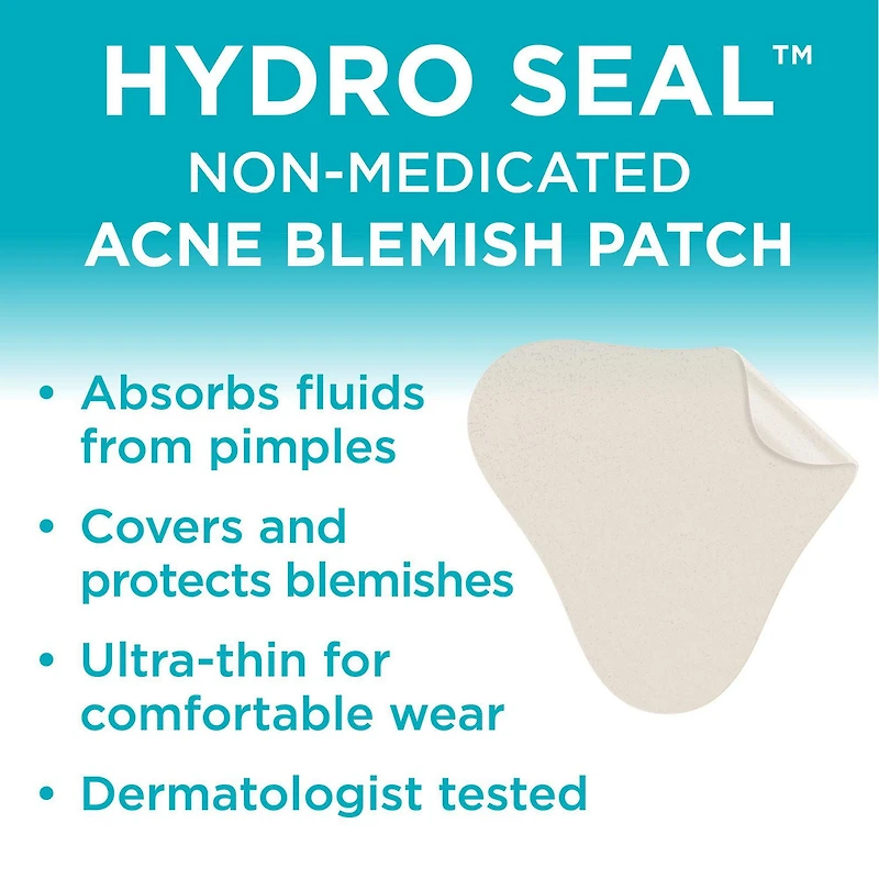 Timbre antiacné Band-Aid Hydro Seal, Timbre hydrocolloïde pour les boutons, Soin Visage pour les boutons - 7 u.