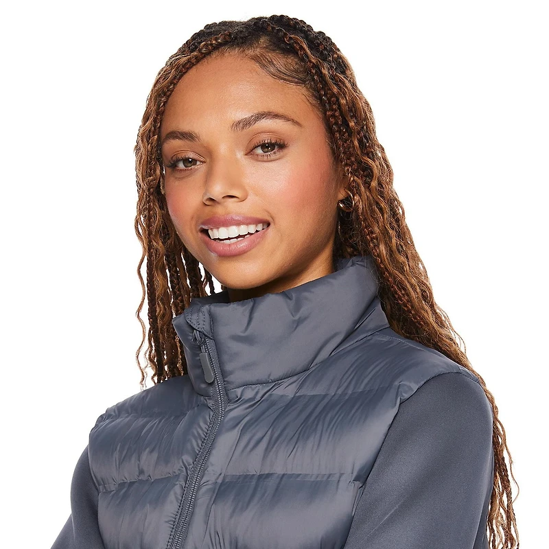 Athletic Works Women's Soft Knit Hybrid Jacket