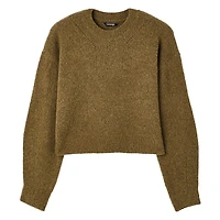 George Women's Cropped Crew Neckline Sweater