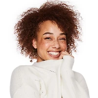 Chandail écourté à encolure ras du cou George pour femmes Tailles TP–TTG