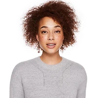 Chandail écourté à encolure ras du cou George pour femmes Tailles TP–TTG