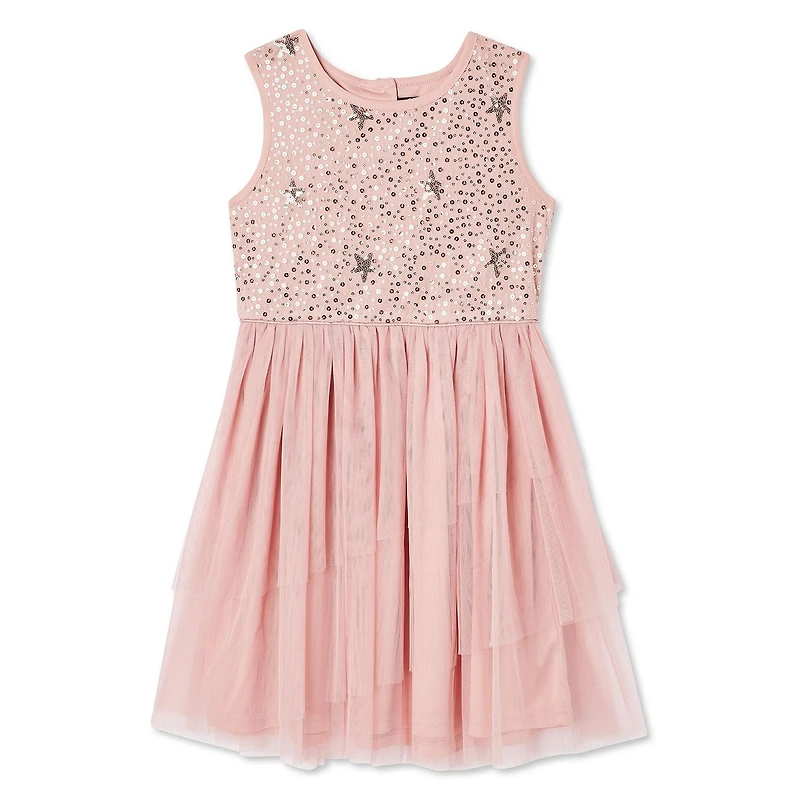 Robe à ourlet asymétrique pour le temps des fêtes George pour filles