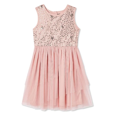 Robe à ourlet asymétrique pour le temps des fêtes George pour filles