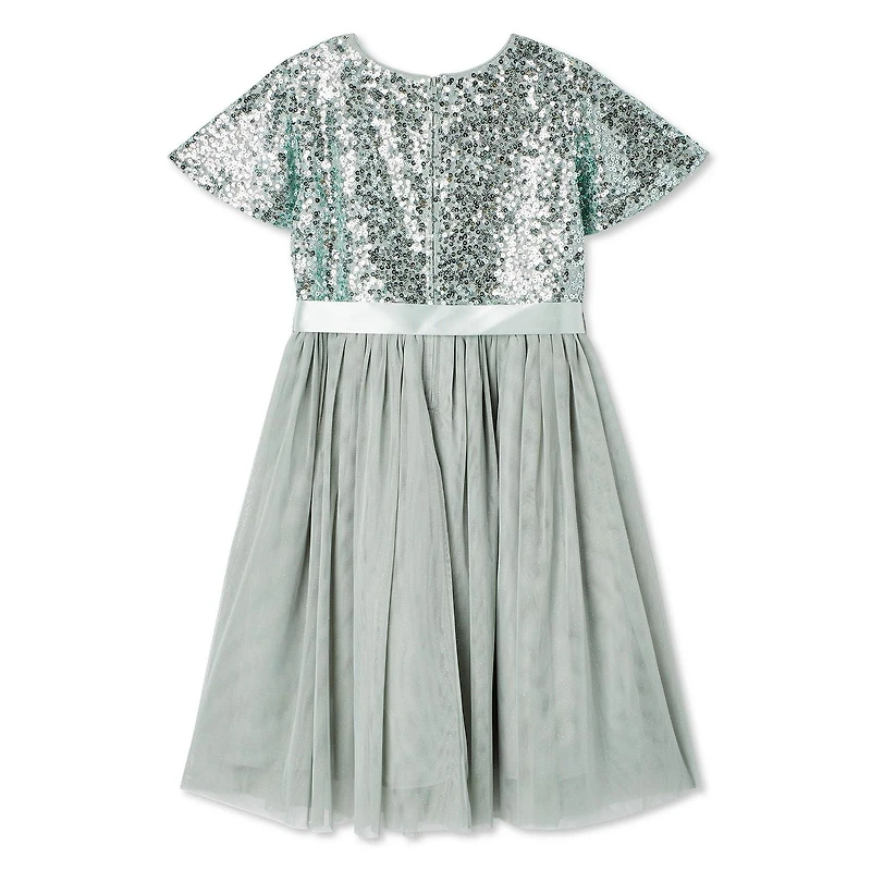 George Girls' Sequin Mesh Dress