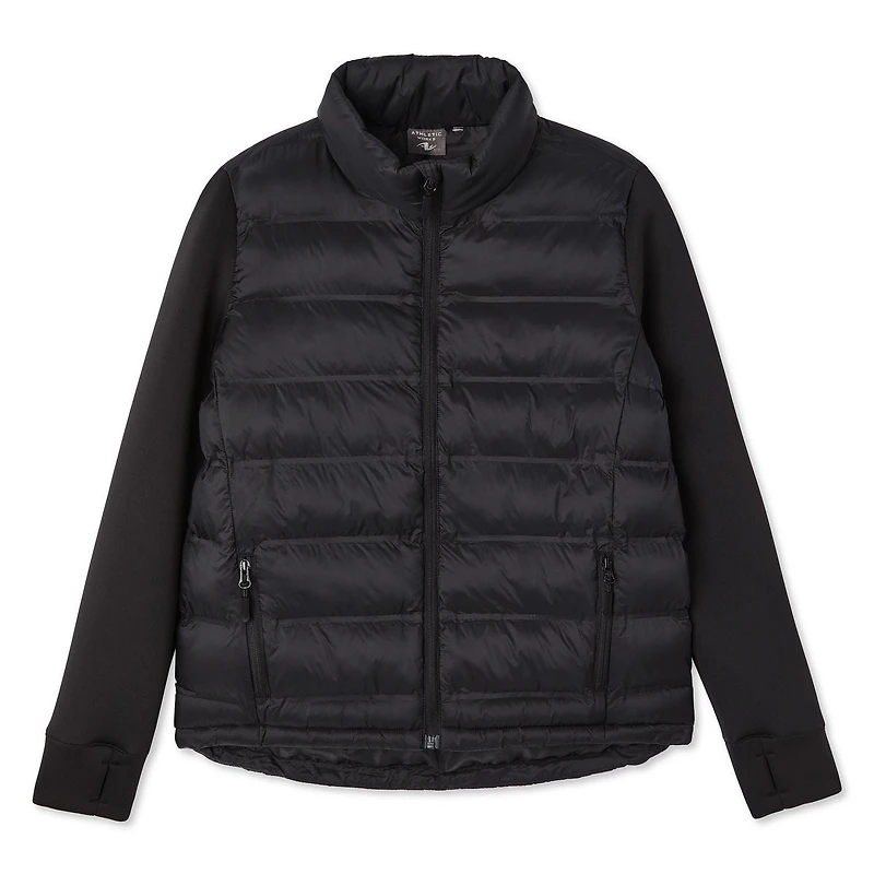 Veste hybride en tricot doux Athletic Works pour femmes Tailles TP–TTG