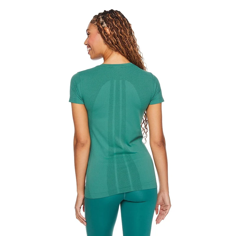 T-shirt sans couture à manches courtes Athletic Works pour femmes Tailles TP–TTG