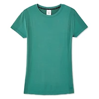 T-shirt sans couture à manches courtes Athletic Works pour femmes Tailles TP–TTG