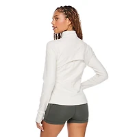 Manteau performance zippé sur la longueur Athletic Works pour femmes