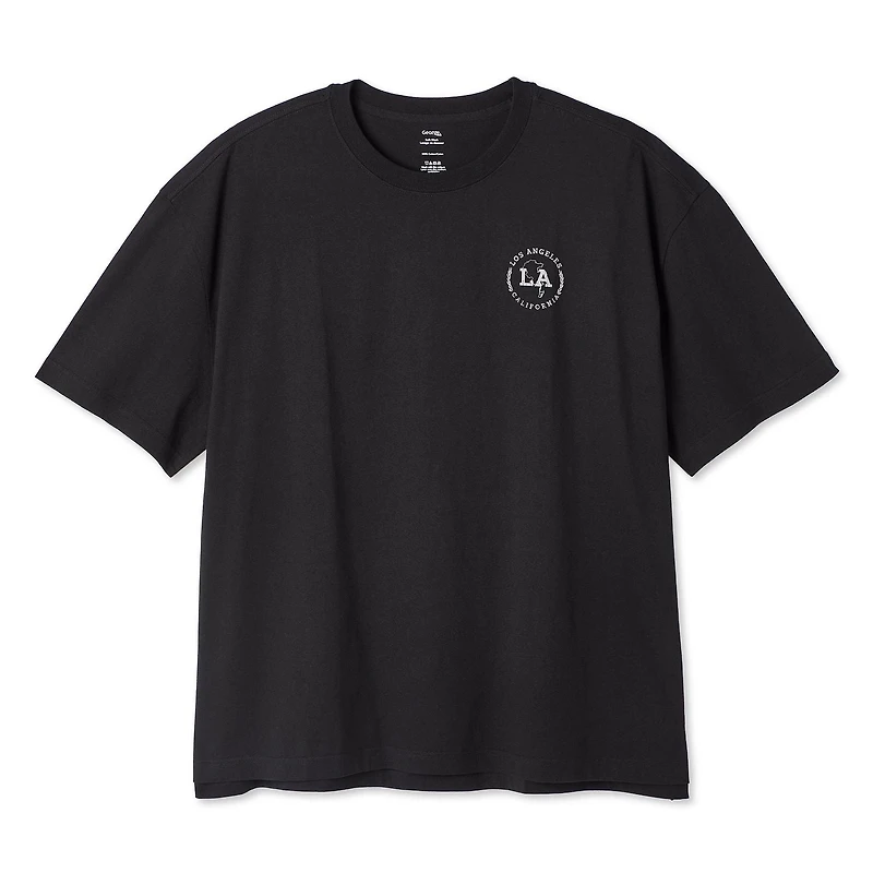 T-shirt surdimensionné en jersey George Plus pour hommes