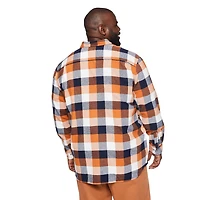 Chemise en flanelle George Plus pour hommes Tailles 3XL-5XL