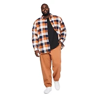 Chemise en flanelle George Plus pour hommes Tailles 3XL-5XL