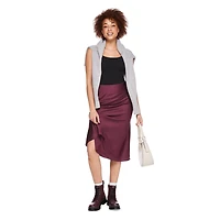 Jupe en satin George pour femmes Tailles TP–TTG