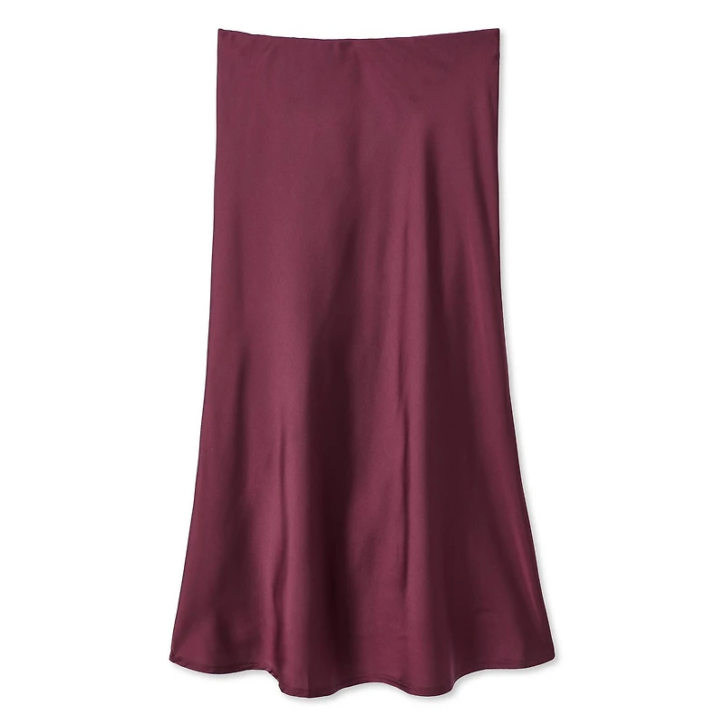 Jupe en satin George pour femmes Tailles TP–TTG