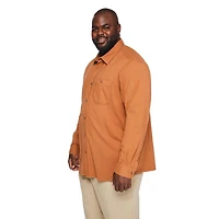 George Big Men's Knit Button-Up Shirt