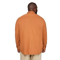 Chemise boutonnée en tricot George Plus pour hommes