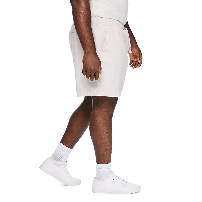 George Big Men's Linen-Blend Rugger Short
