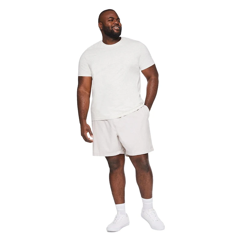 George Big Men's Linen-Blend Rugger Short