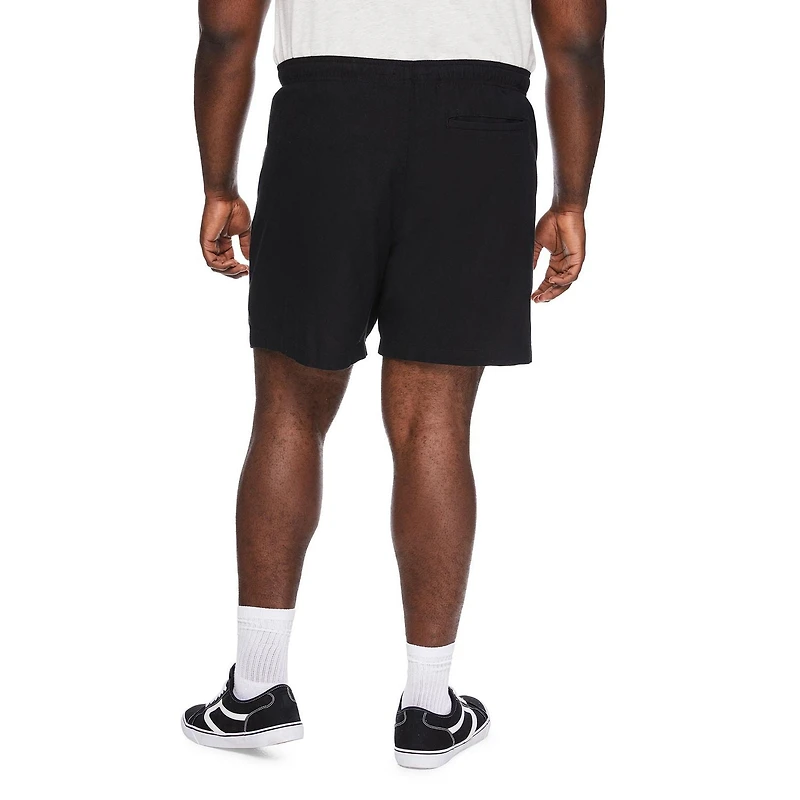 George Big Men's Linen-Blend Rugger Short