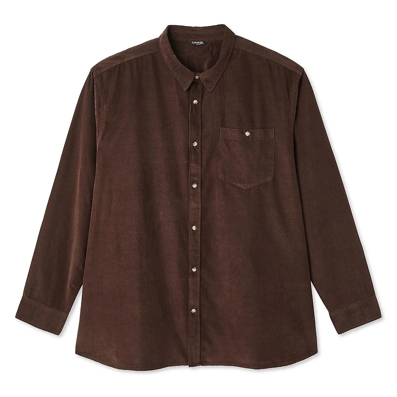 George Big Men's Corduroy Shirt