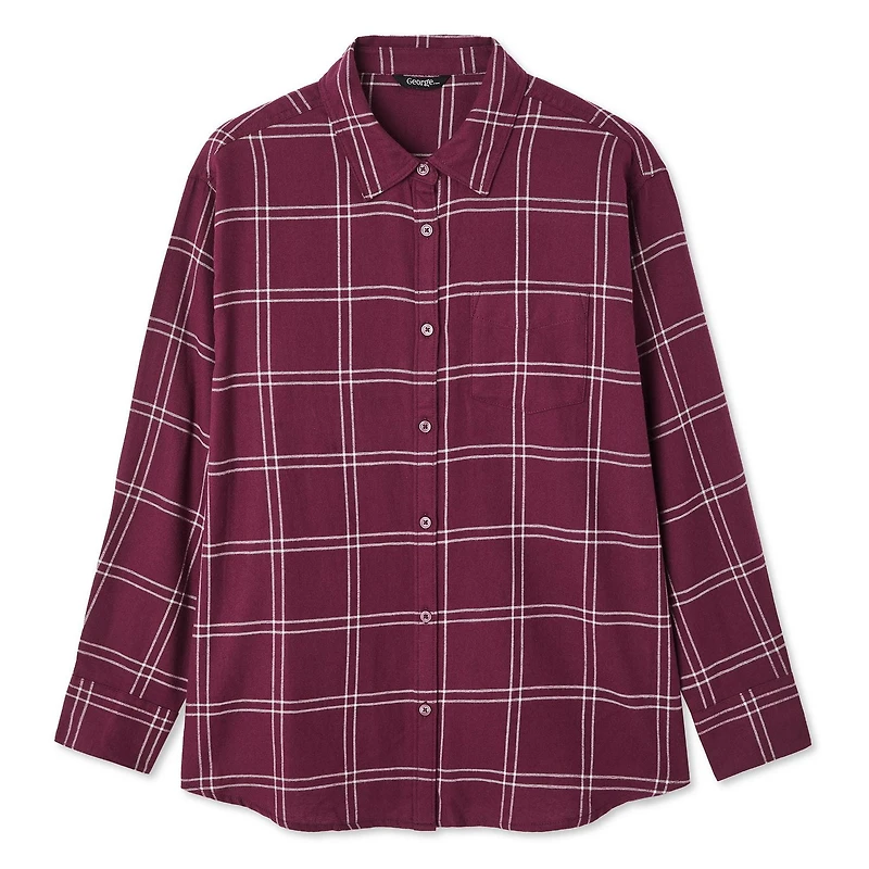 George Women's Flannel Shirt, Sizes XS-XXL