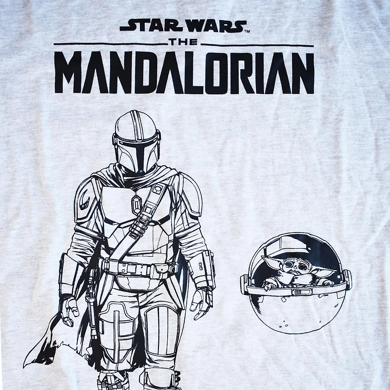 Ensemble de vêtements de nuit Mando Sleep Time 2 pièces Star Wars pour hommes