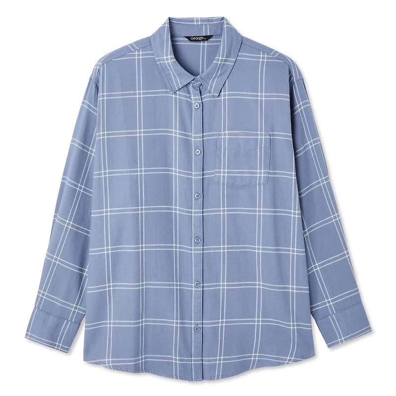 Chemise en flanelle George pour femmes Tailles TP–TTG