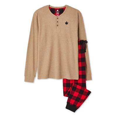 Pyjamas avec pantalon en flanelle Canadiana pour toute la famille